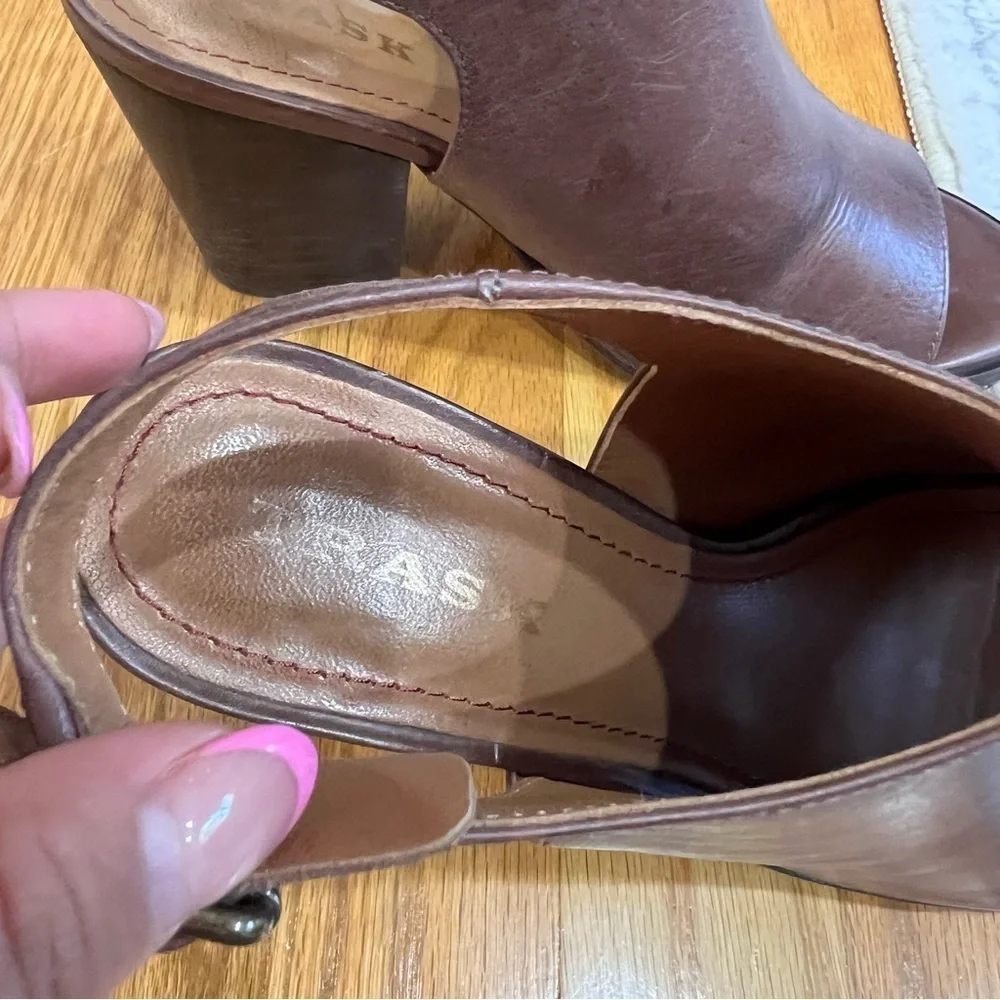 Trask Parker Peep Toe Bootie